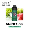 IGET BAR PLUS APPLE GRAPE ICE – 6000 PUFFS import placeholder for 69040
