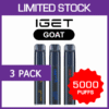 IGET GOAT – 5000 PUFFS – 3 PACK import placeholder for 70524