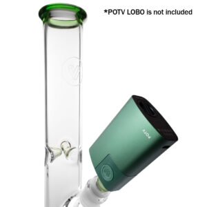 potv straight tube glass bubbler