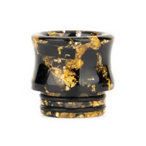 as201 resin & gold flakes 810 drip tip mouthpiece 1pc pack