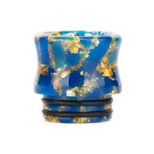 as201 resin & gold flakes 810 drip tip mouthpiece 1pc pack