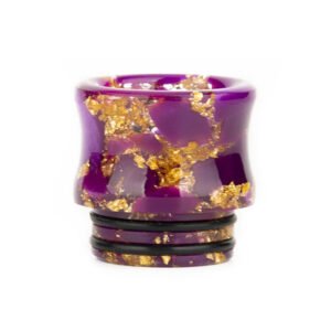 as201 resin & gold flakes 810 drip tip mouthpiece 1pc pack