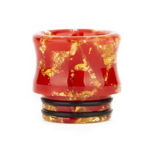 as201 resin & gold flakes 810 drip tip mouthpiece 1pc pack