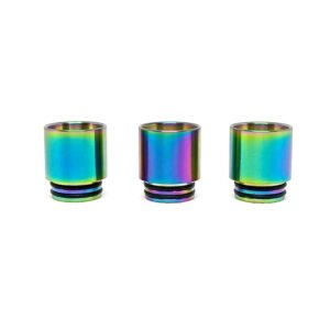 as806 stainless steel rainbow 810 drip tip mouthpiece 1pc pack