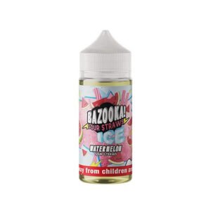 bazooka sour straws | ice | watermelon ice 100ml