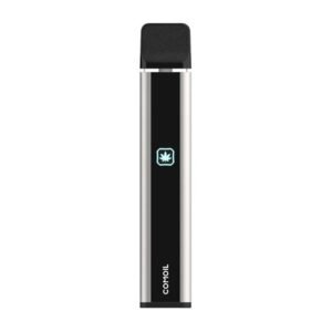 comoil disposable vaporizer device for use with thc & cbd oils and preheat function