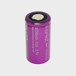 efest 18350 10a 1200mah flat top rechargeable li lion battery (1pc/pack)