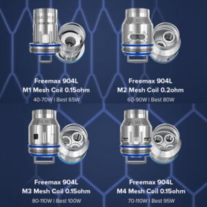 freemax 904l m pro mesh coils (3pcs/pack)