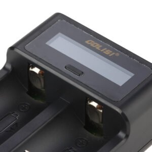 golisi i2 smart usb charger with lcd screen (2 bay)