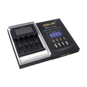 golisi i4 smart usb charger with lcd screen (4 bay)