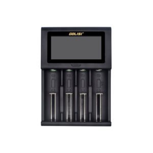 golisi i4 smart usb charger with lcd screen (4 bay)