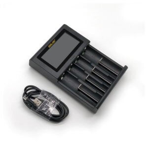 golisi i4 smart usb charger with lcd screen (4 bay)