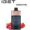 IGET ONE – STRAWBERRY RASPBERRY – 12000 PUFFS import placeholder for 18868