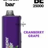 INSTA BAR – CRANBERRY GRAPE – BE25000 PUFFS import placeholder for 10594