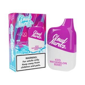 cloud nurdz 4500 puff 0mg disposable vape
