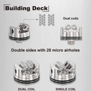 thc tauren 24mm rda made by thunderhead creations