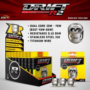 rev drift replacement coils (3pcs/pack)
