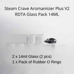 steam crave aromamizer plus v2 rdta glass kit options