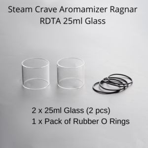 steam crave aromamizer ragnar rdta 25ml glass kit options