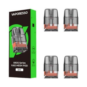 vaporesso xros pod cartridges 2ml/3ml 4 pack
