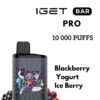 IGET BAR PRO – BLACKBERRY YOGURT ICE BERRY – 10 000 PUFFS import placeholder for 21414