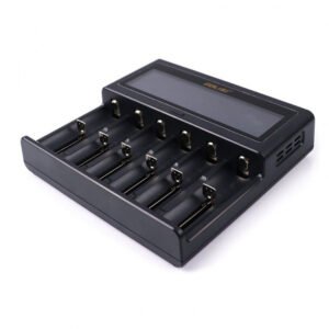golisi s6 smart charger with lcd screen (6 bay)