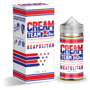 neapolitan by the cream team usa e juice 100ml